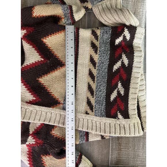 Aeropostale Wool Blend Multicolored Open Cardigan Women's Size Medium‎ - Picture 7 of 9